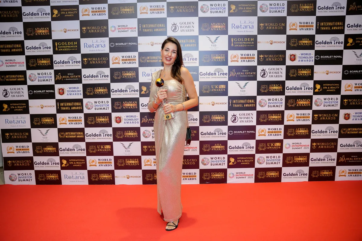 Golden Women Award trophy and certificate — the prestigious recognition received by award winners