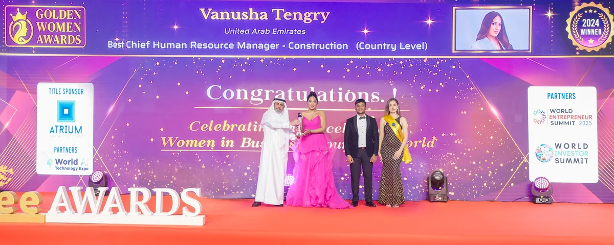 Saudi Arabia women award recognition ceremony